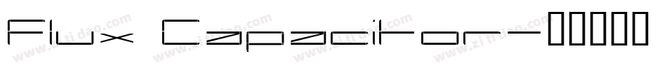 Flux Capacitor字体转换